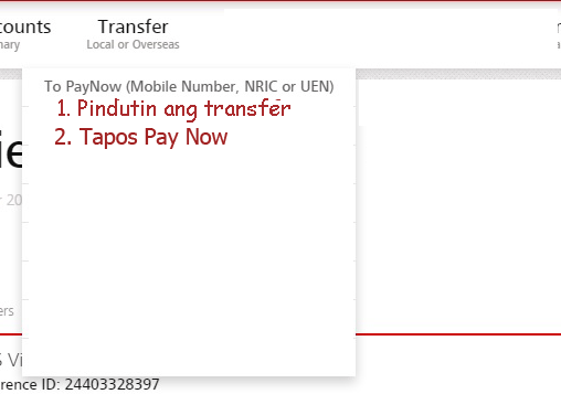 PayNow Step 1